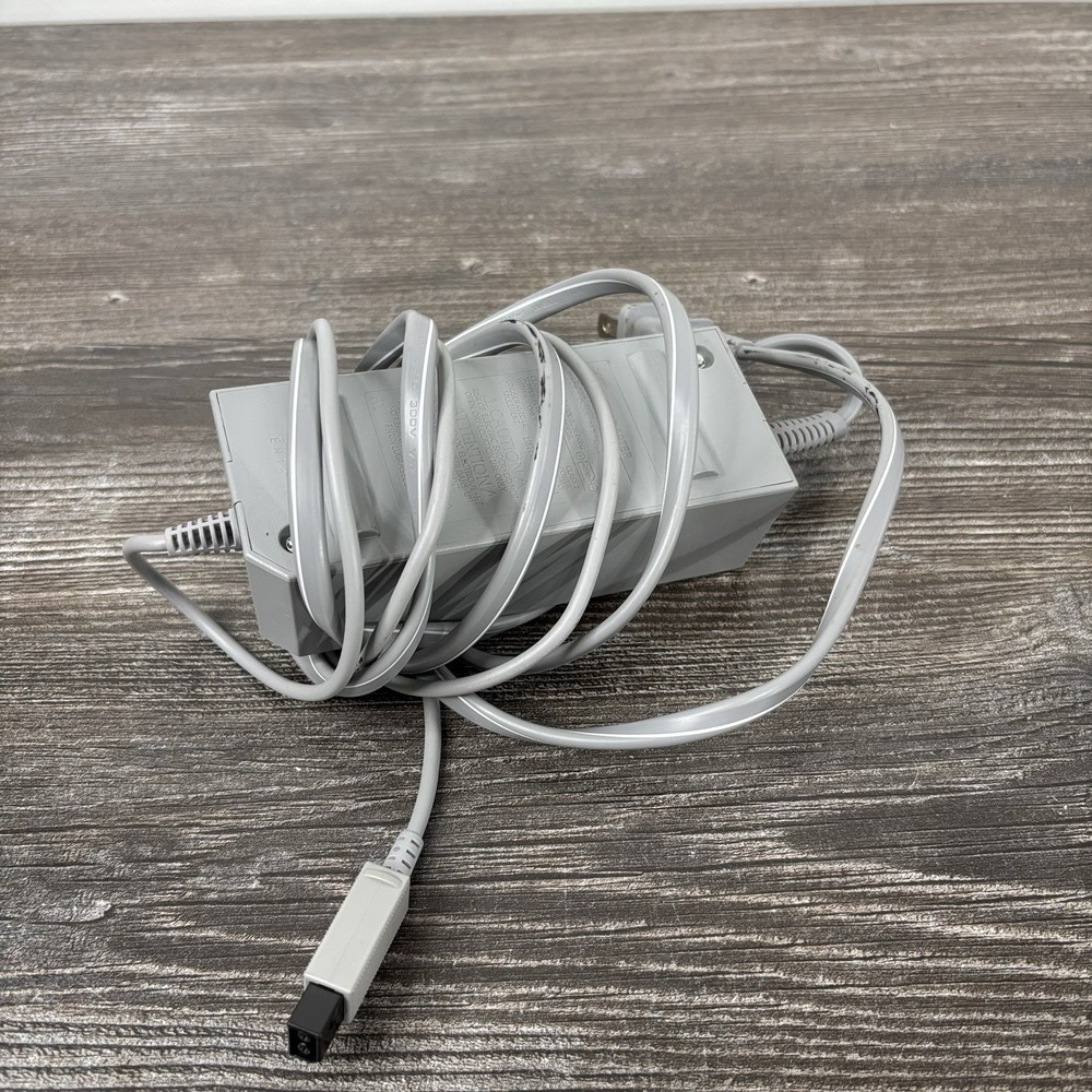Nintendo Wii Power Supply Original Genuine OEM AC Adapter‎ Cord Brick RVL-002